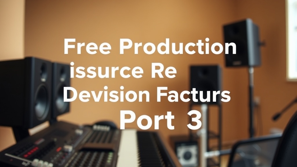 Free Music Production Resources Decision Factors Part 3 | SoundShockAudio