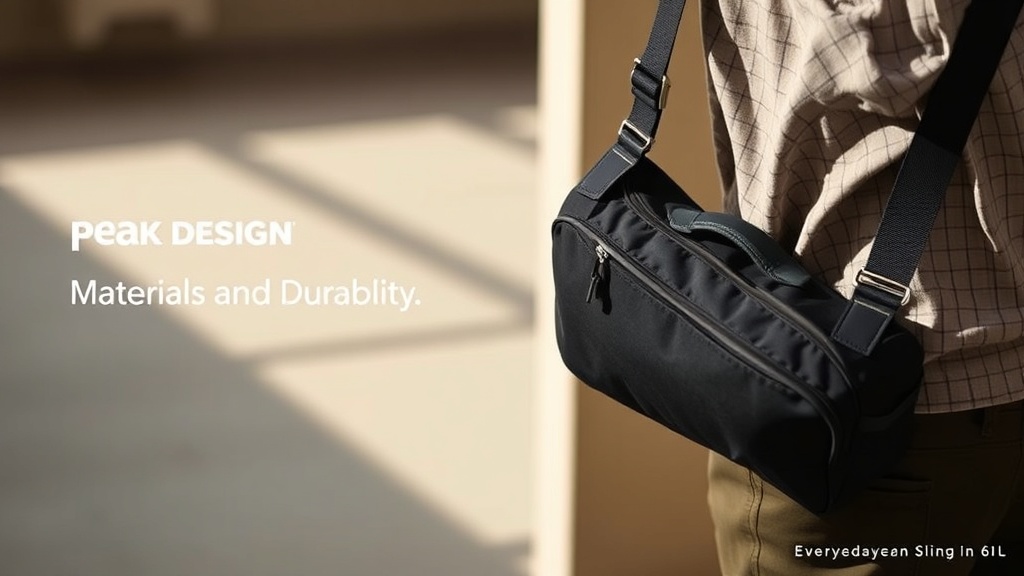 Peak Design Everyday Sling 6L Materials and Durability