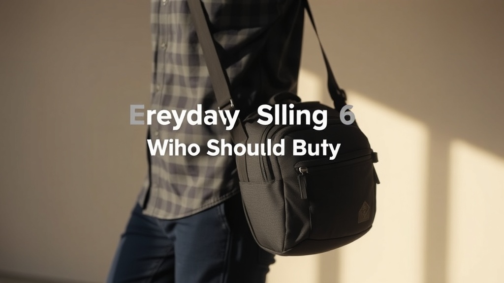 Peak Design Everyday Sling 6L Who Should Buy It