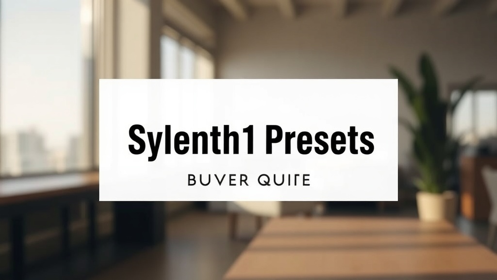 Sylenth1 Presets Buyer Guide | SoundShockAudio