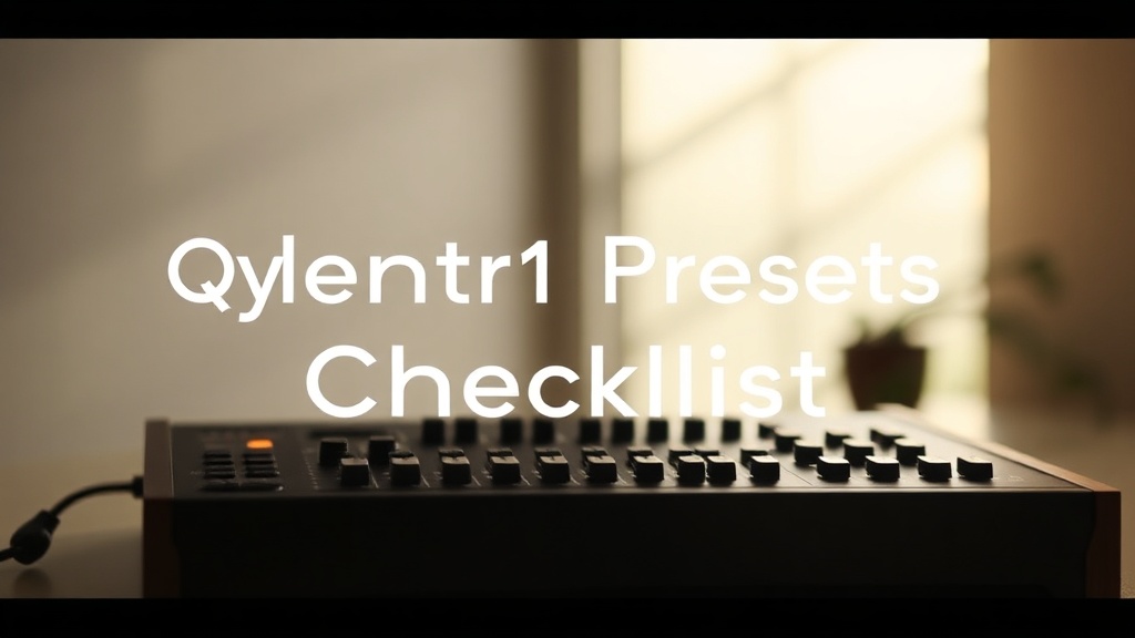 Sylenth1 Presets Quality Checklist | SoundShockAudio
