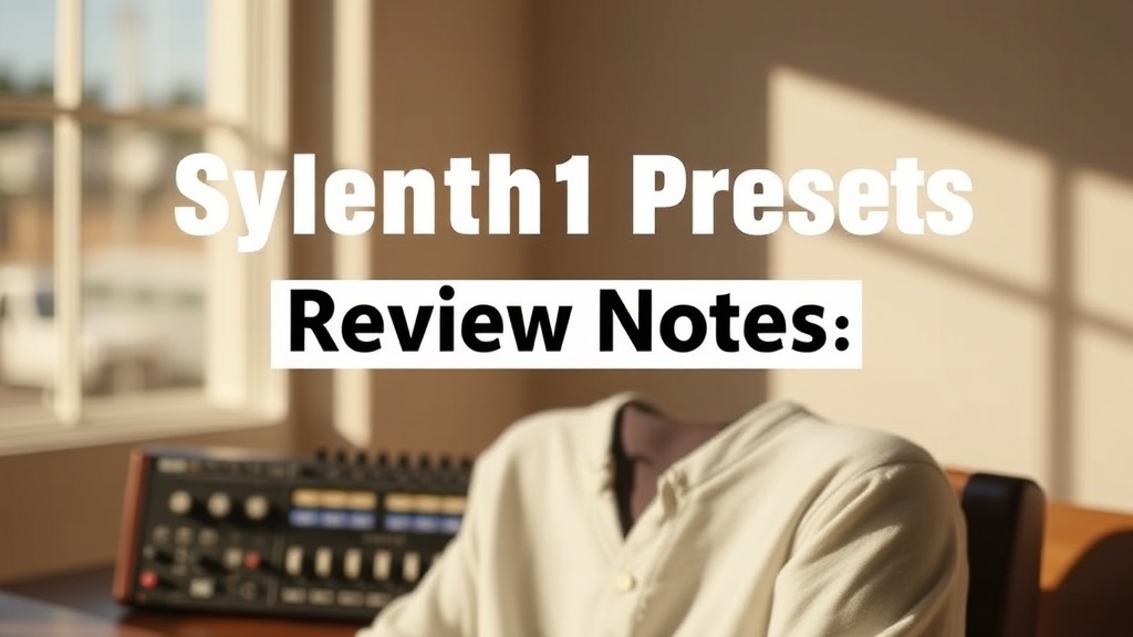 Sylenth1 Presets Review Notes | SoundShockAudio