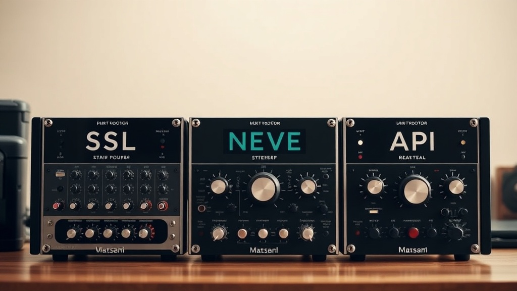 Channel Strip Plugins: SSL vs Neve vs API Shootout
